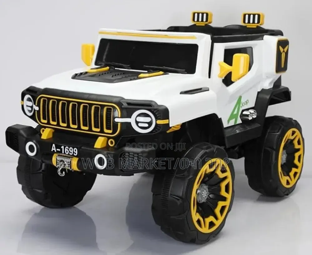 Premium 12v Rechargeable Kids Jeep Up To 65kg -ዘመናዊ የልጆች ኤሌክትሪክ መኪና