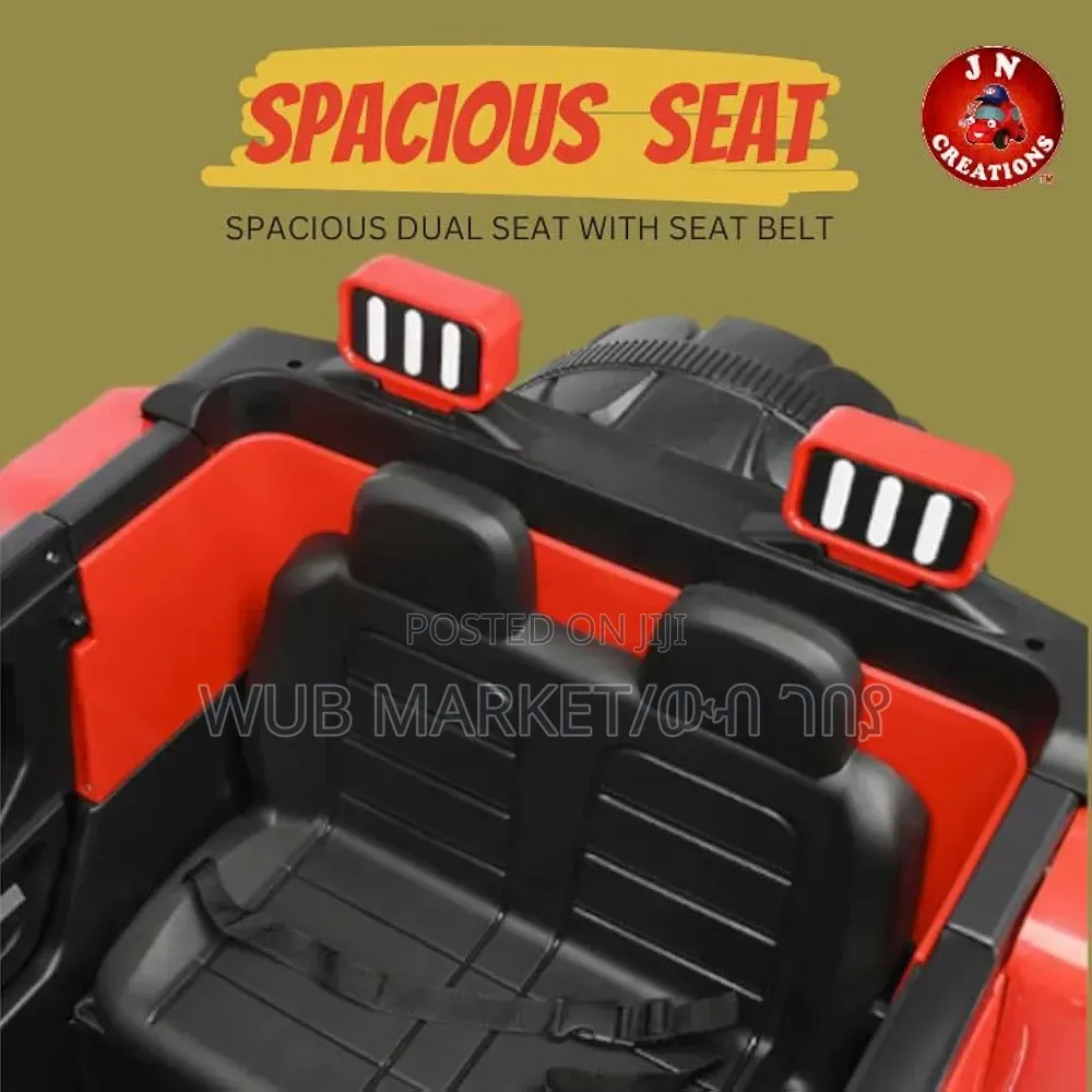 Premium 12v Rechargeable Kids Jeep Up To 65kg -ዘመናዊ የልጆች ኤሌክትሪክ መኪና