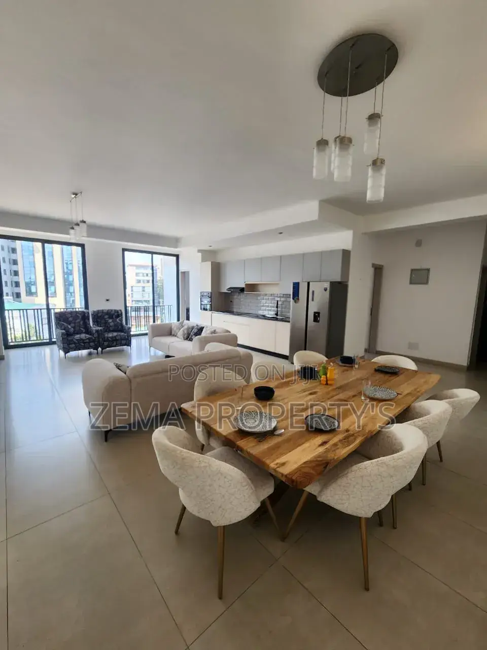 Furnished 3bdrm Apartment in Bole for rent