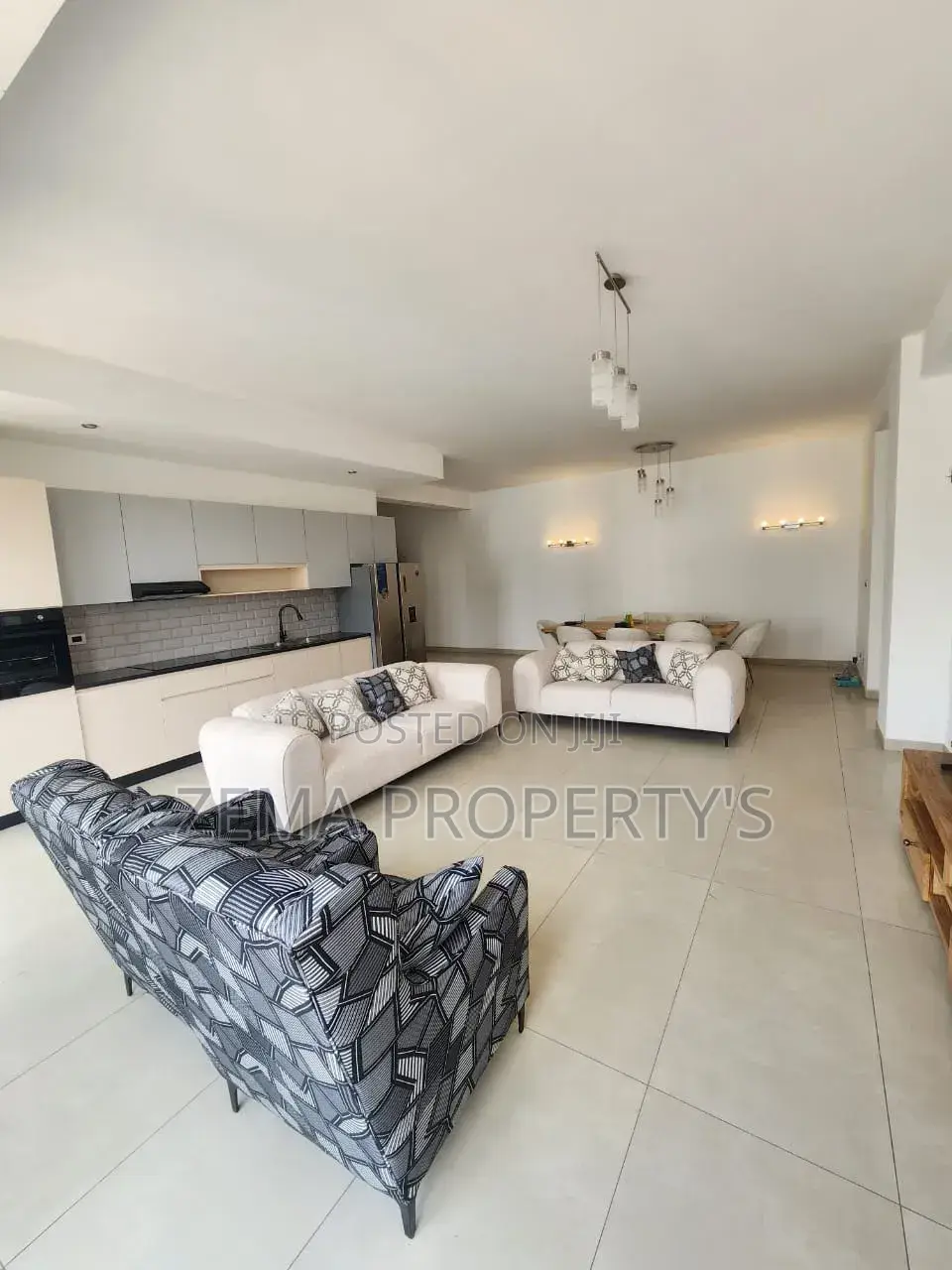 Furnished 3bdrm Apartment in Bole for rent