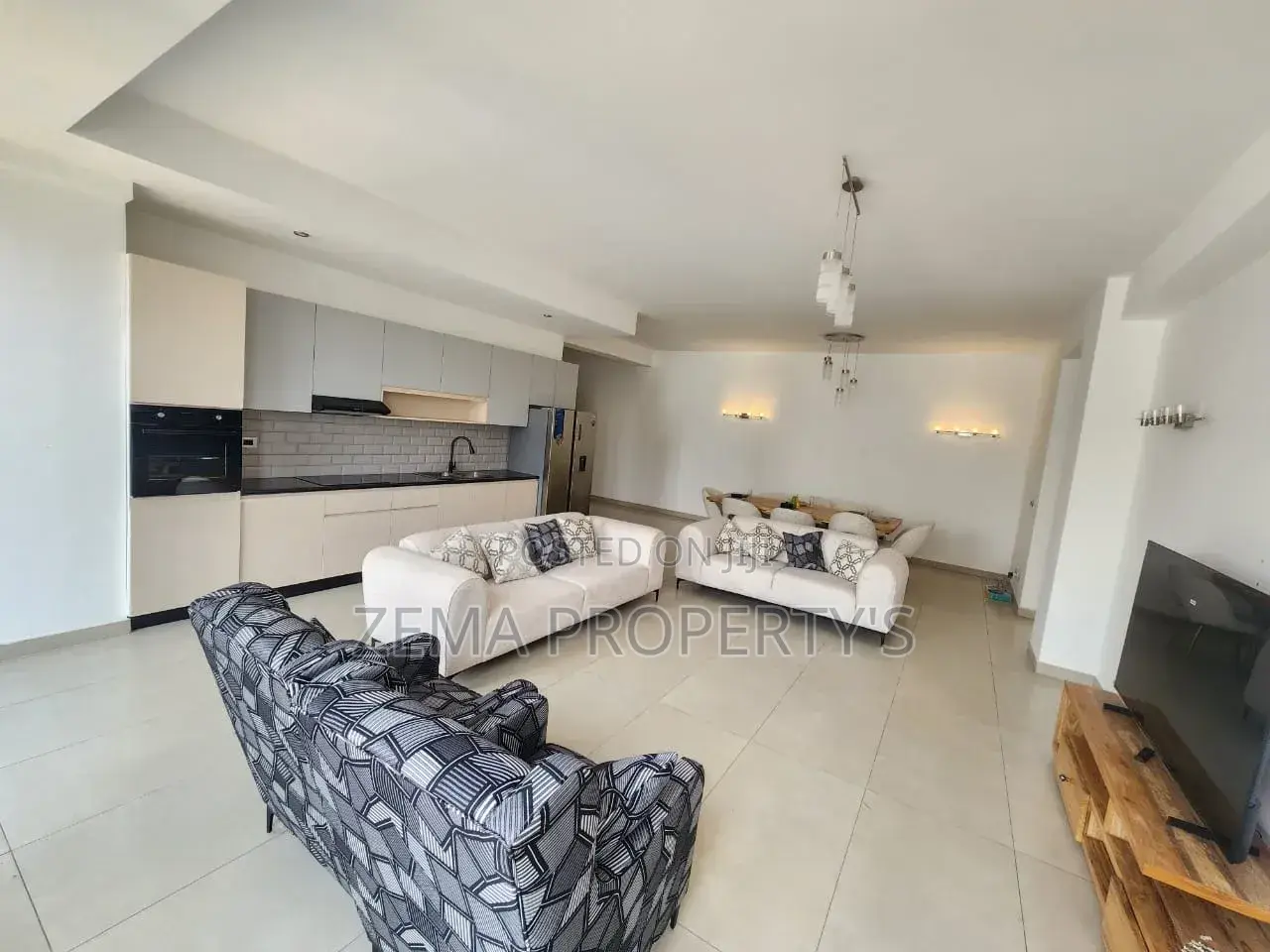 Furnished 3bdrm Apartment in Bole for rent