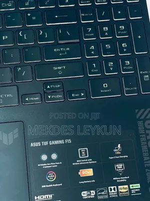 New Laptop Asus TUF Gaming A15 16GB Intel Core i7 SSD 1T
