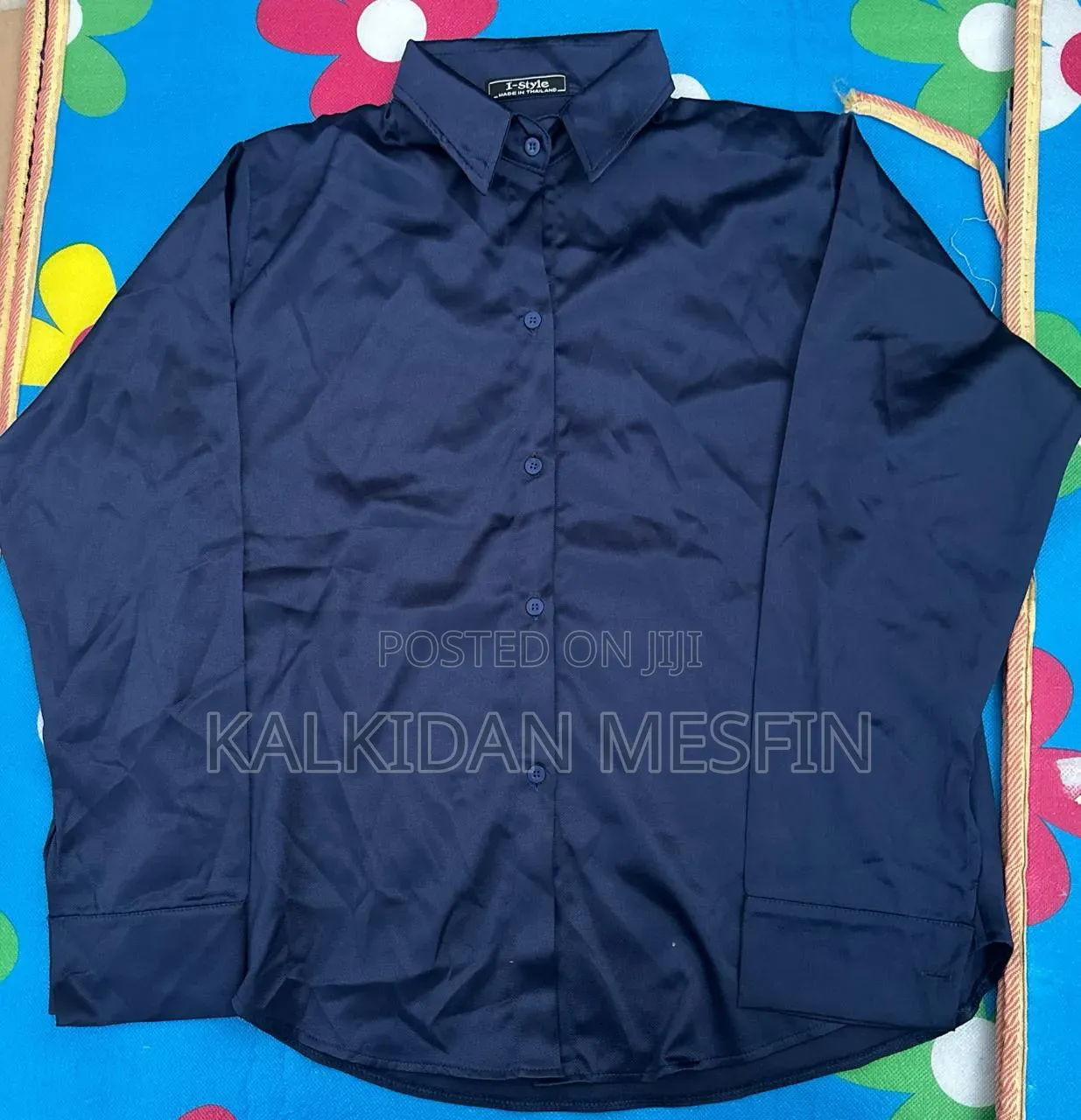 White Satin Shirt Fashion