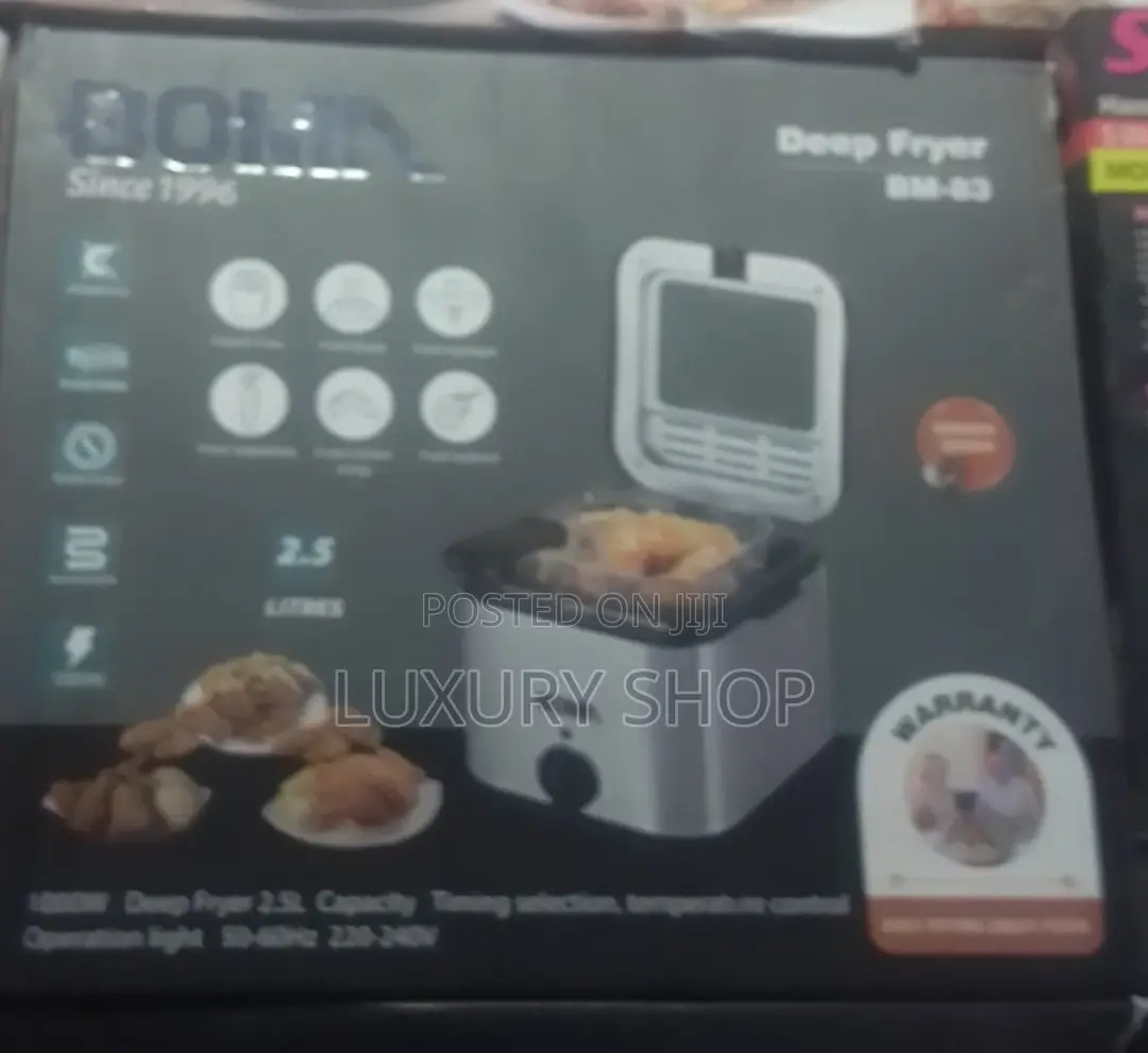 Boma Deep Fryer 2 .5 Liter Power 1000 Watt