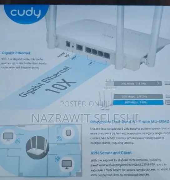 Cudy Wr 1300 Gigabit Dual Band
