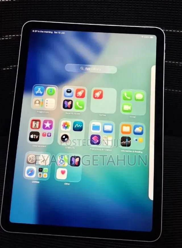 New Apple iPad Air 11 (2024) 128 GB Silver