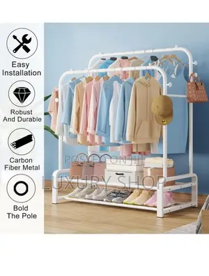 Clothes And Shoes Holder Color Available With Black And White