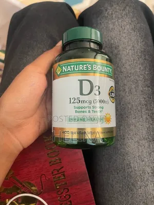 Nature's Bounty Vitamin D3 125mcg(5000iu) 400 Softgels Made in the Usa