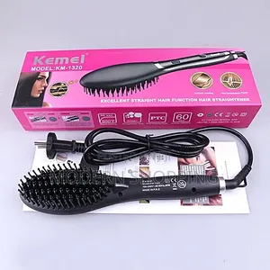 Kemei Professional Hair Straightener Brush