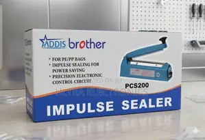 Addis Brother Impulse Sealer (የፕላስቲክ ማሸጊያ ማሽን) - Pcs200