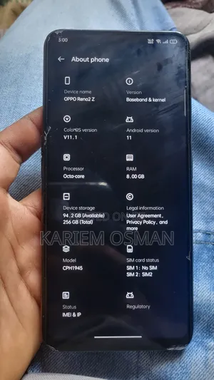 Oppo Reno 2 256 GB Black