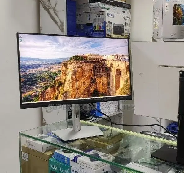 Lg Dell 27 Inch Frameless Monitor Four K Resolution Display