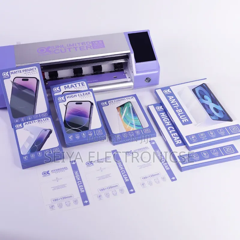 Matte Privacy Screen Protector Cutting Machine Paper