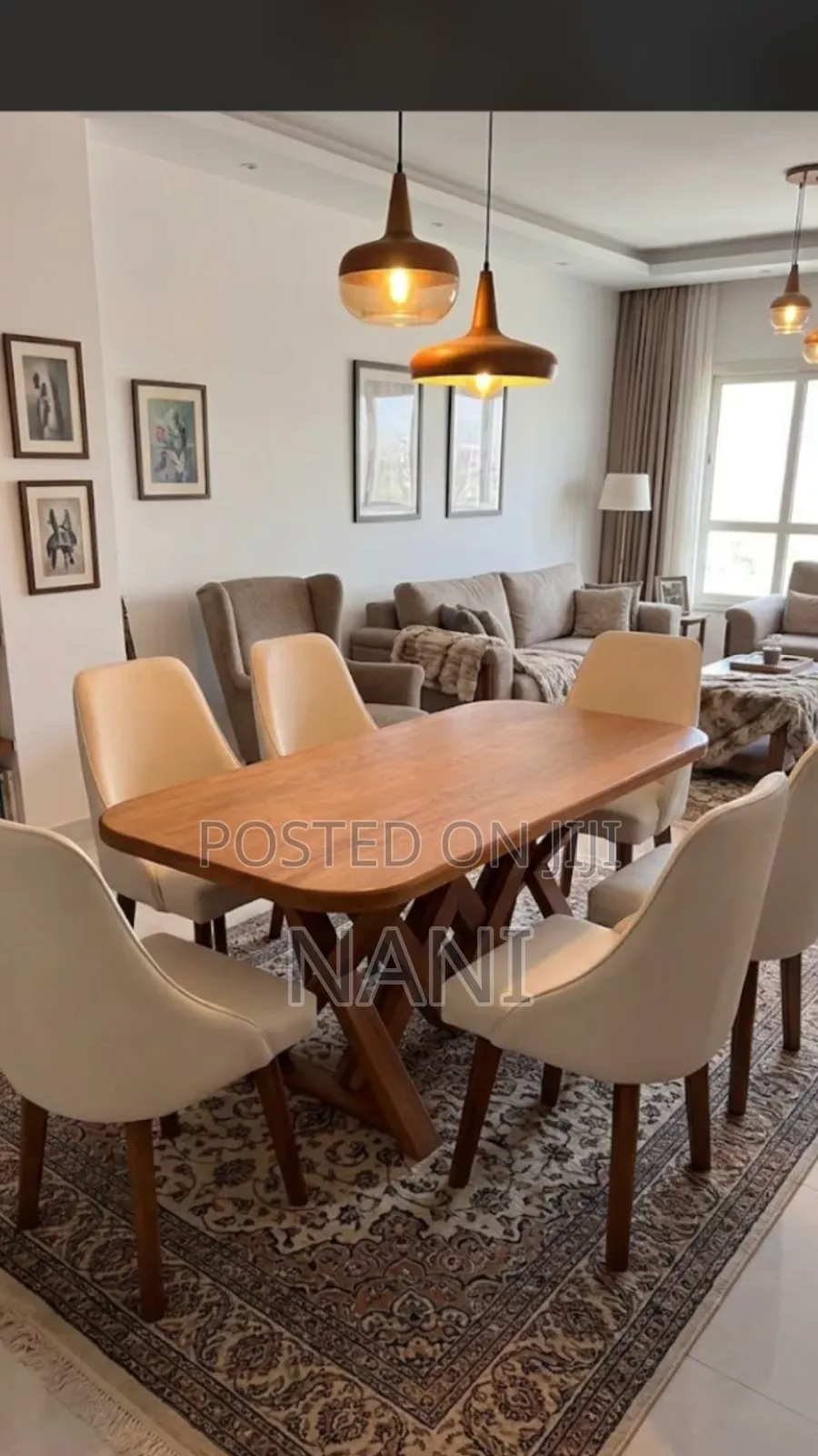 Dining Table(Wanza Wood)