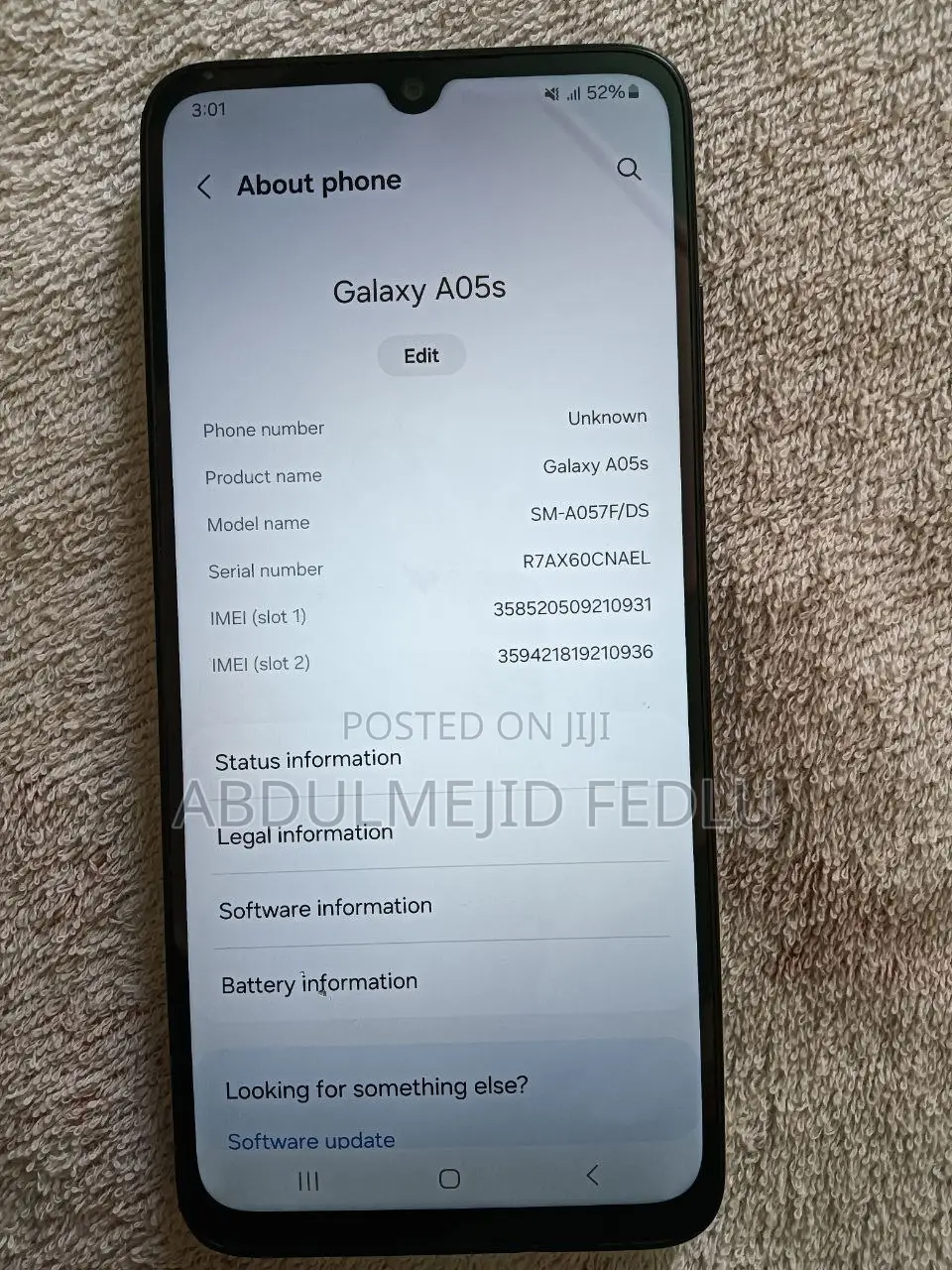 Samsung Galaxy A05s 128 GB Black