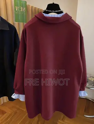Women's Casual Striped Patchwork Sweatshirt