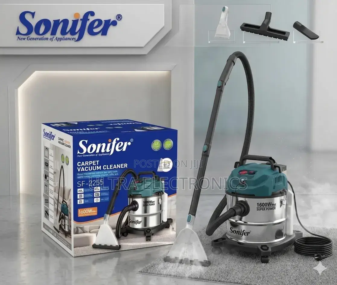 Sonifer (Model: Sf-2255) Carpet Vacuum Cleaner [Image Context]: