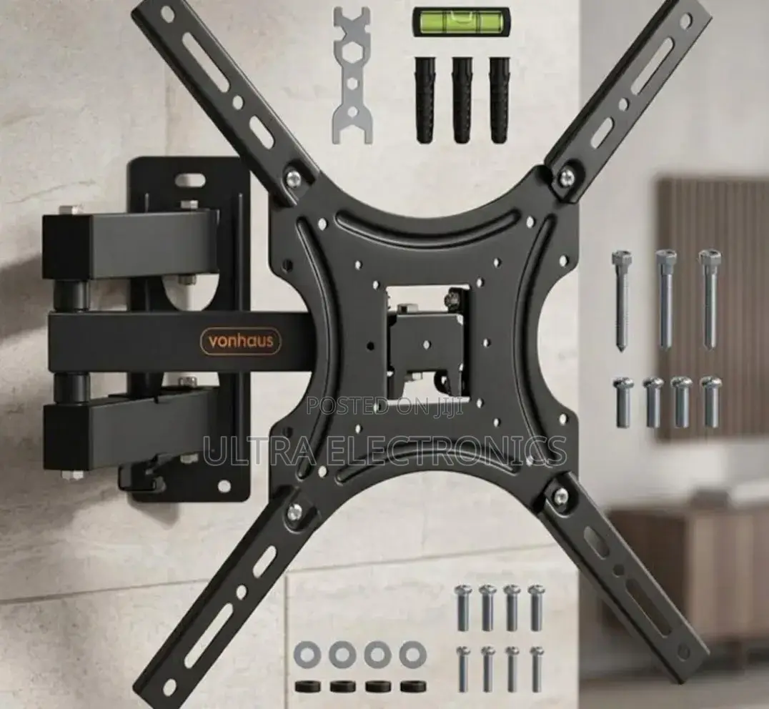 Wall Mount, With Its Installation Hardware Systematically Organized