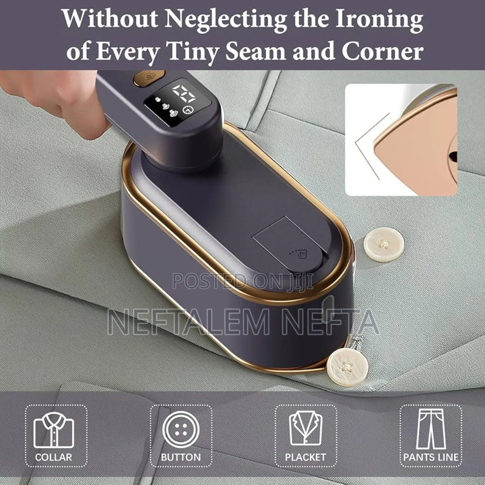 Handheld Steam Iron With LCD