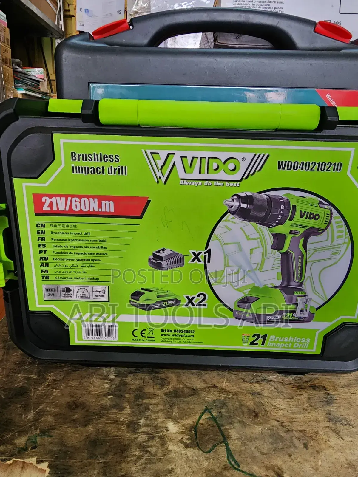 Vido 21v Brushless Drill