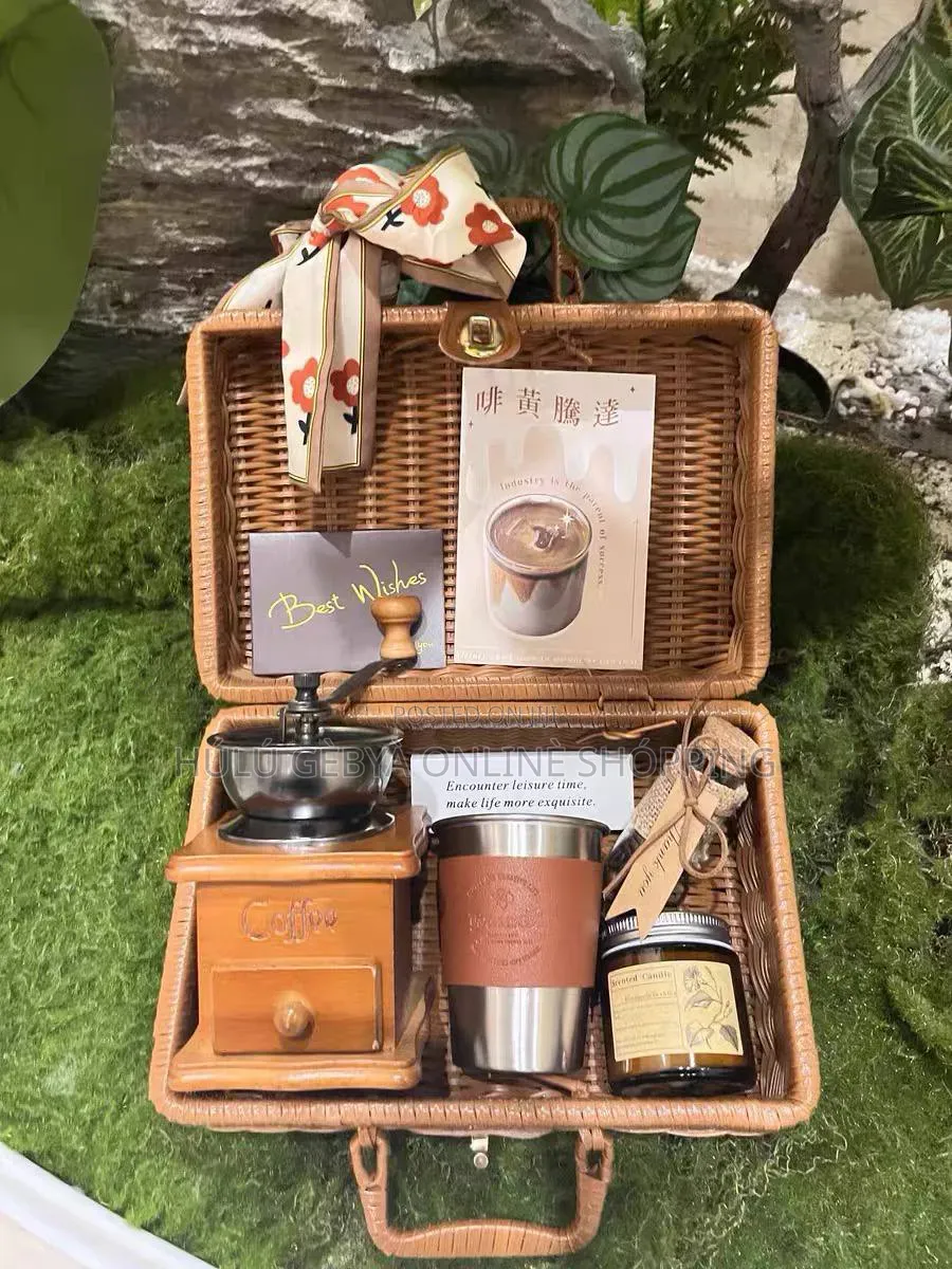 Unique Coffe Basket Gift Set