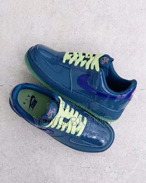 Nike Air Force 1 Low 'Patent Pack' Blue/Green Glossy Patent Leather