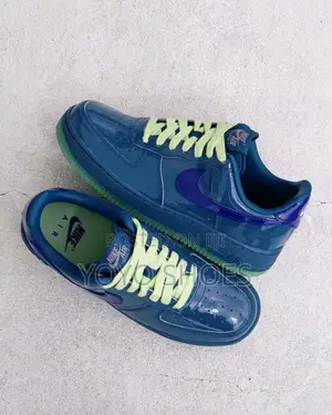 Nike Air Force 1 Low 'Patent Pack' Blue/Green Glossy Patent Leather