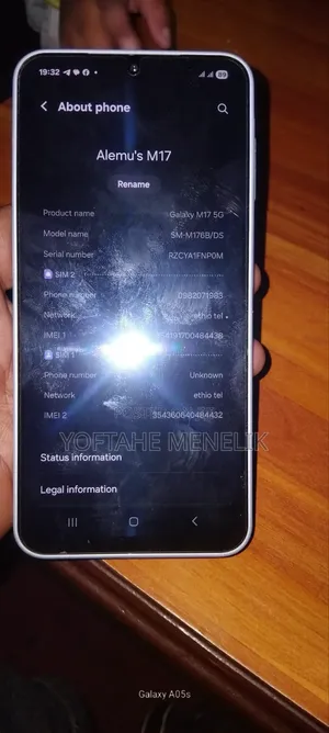 New Samsung Galaxy M17 5G 128 GB Blue