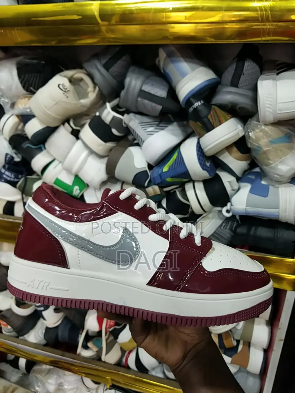 Airforce Dunk Red/White Comfortable Shoes