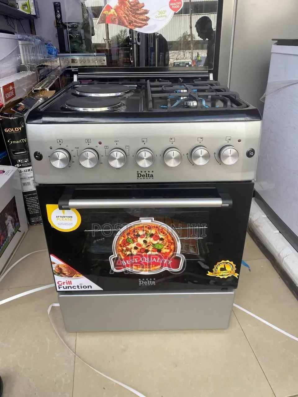 Delta Oven 60x60 Tu Bay Tu New Sterless Fan Sistem New Quality