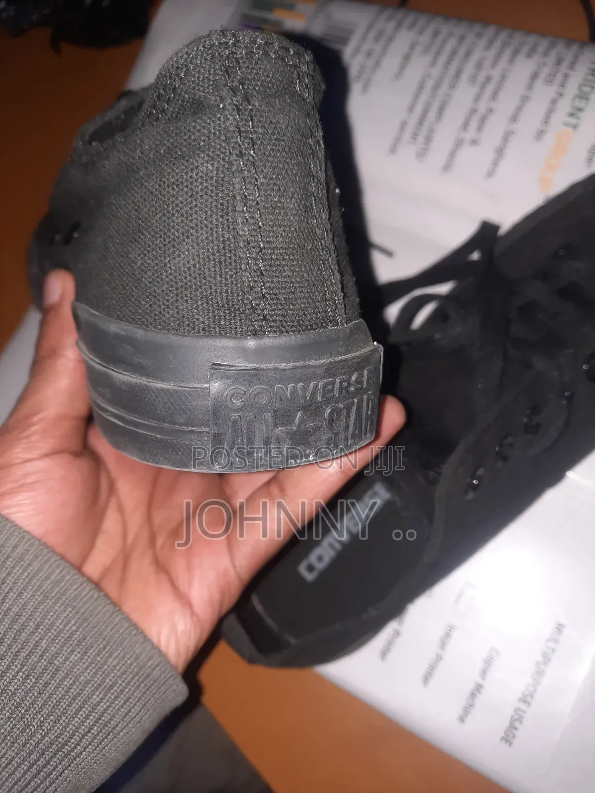 Black All Star Converse