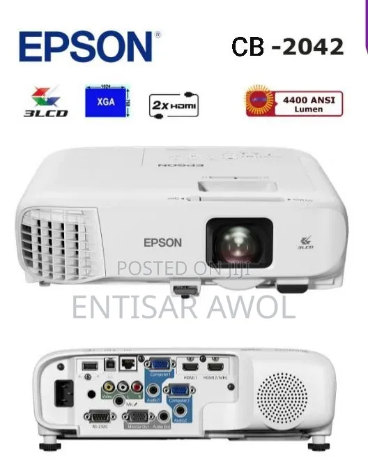 Epson 2042 Full Hd 3lcd Wifi Wireless Cinema Projector 4,400-Lumens