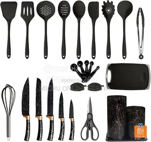 25 Set Silicone Kitchenware/Free Delivery