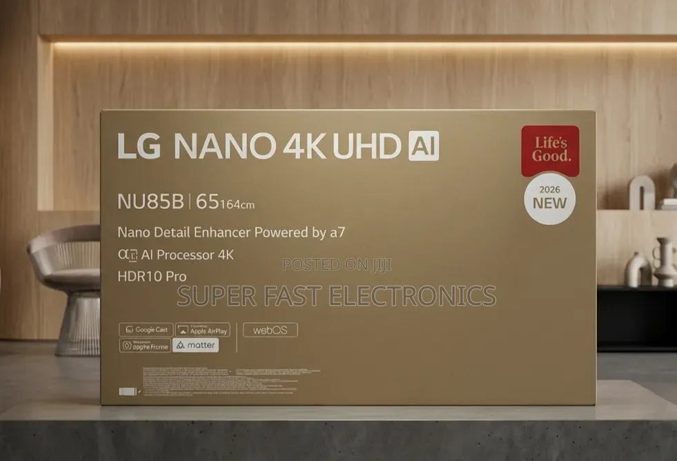 Lg Tv 65 Inch Uhd Ai Smart (Nu85b Series). Powered by the 2026