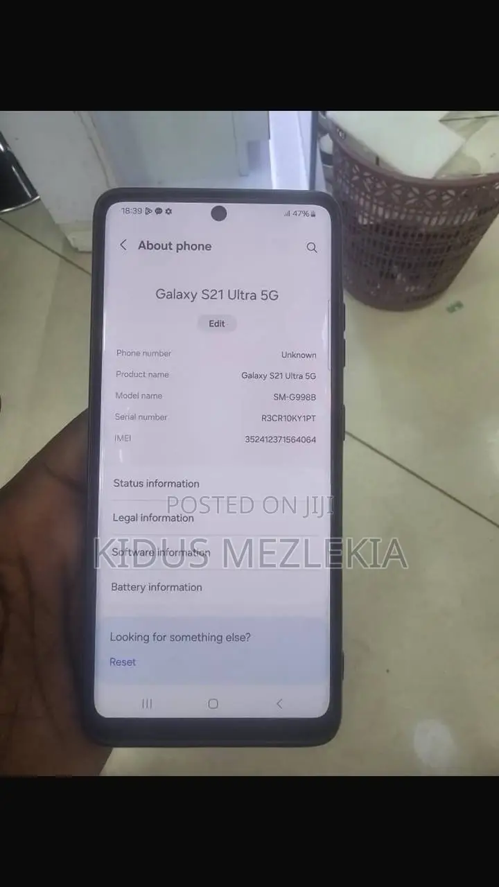 Samsung Galaxy S21 Ultra 5G 256 GB Black