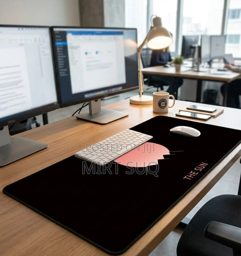 The Sun Long Table 80cm X30 Cm Mouse Pad – Glow Fiber Non-Slip Base