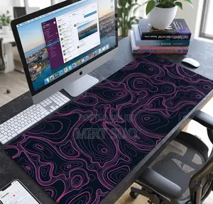 Wave Long Table 80cm X30 Cm Mouse Pad – Glow Fiber Non-Slip Base