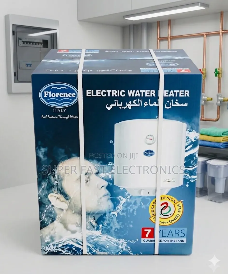 Florence 50l Electric Water Heater – 1500w Sapphire Enamel Tank