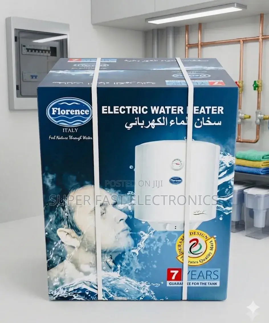 Florence 50l Electric Water Heater – 1500w Sapphire Enamel Tank