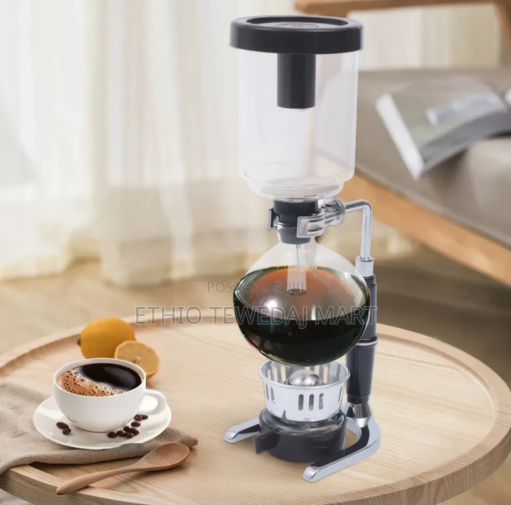 5-Cup Coffee Syphon Tabletop Siphon Coffee Maker Maker Brewer Machine