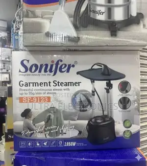 Sonifer Sf-9123 Garment Steamer With a 1950w Motor. It Offers Dry