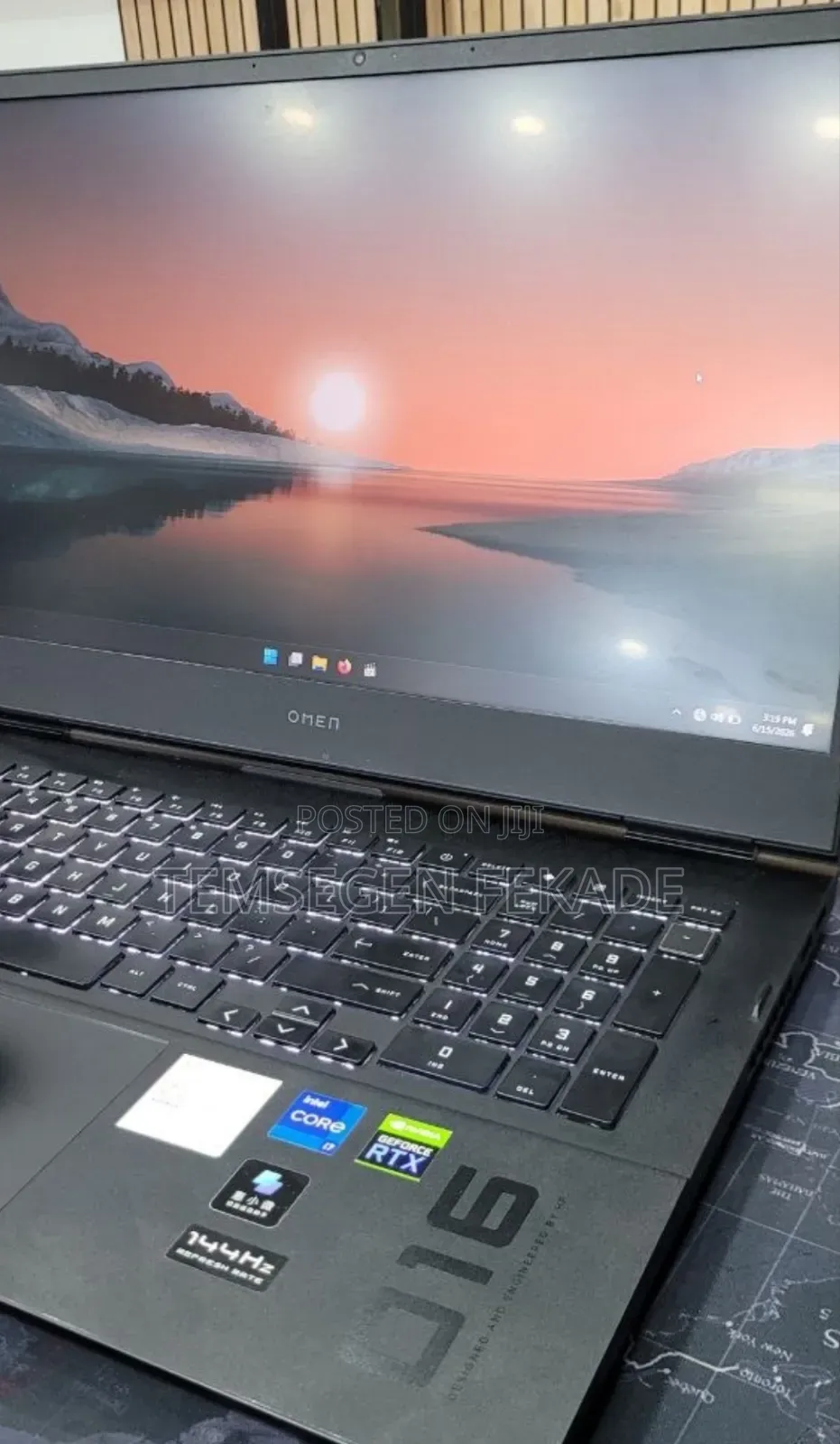 New Laptop HP Omen 16 16GB Intel Core i7 SSD 512GB
