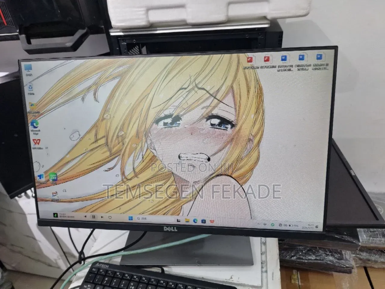 24 Inch Touch Screen Frameless Monitor Brand Dell Ful