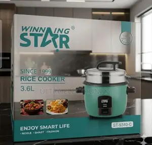 Winning Star Brand Rice Cooker Features a 3.6-Liter Capacity