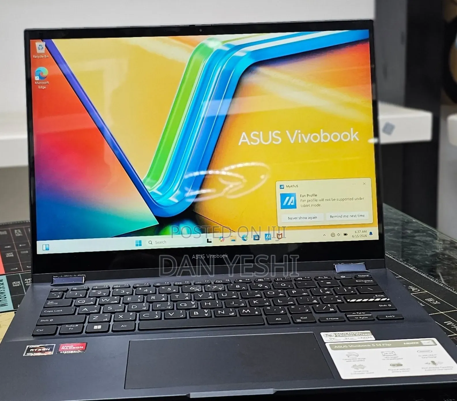 New Laptop Asus 16GB AMD Ryzen 7 SSD 512GB