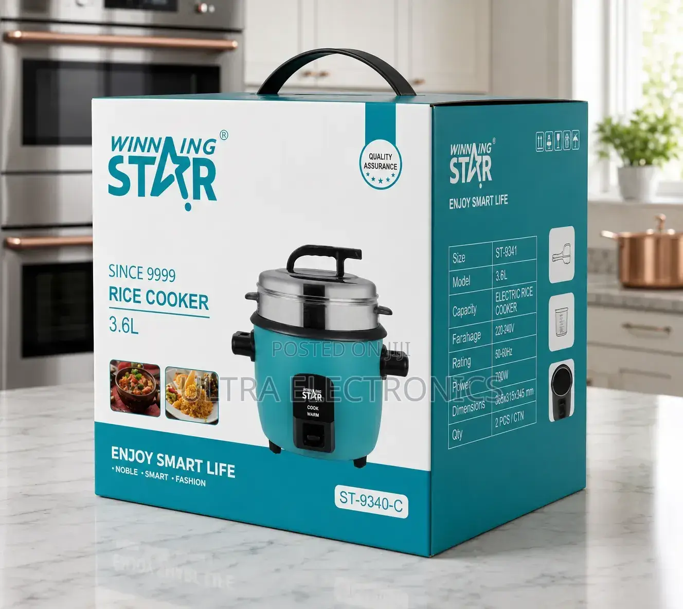 Rice Cooker Winning Star St-B145 Electric Has a 2.8-Liter