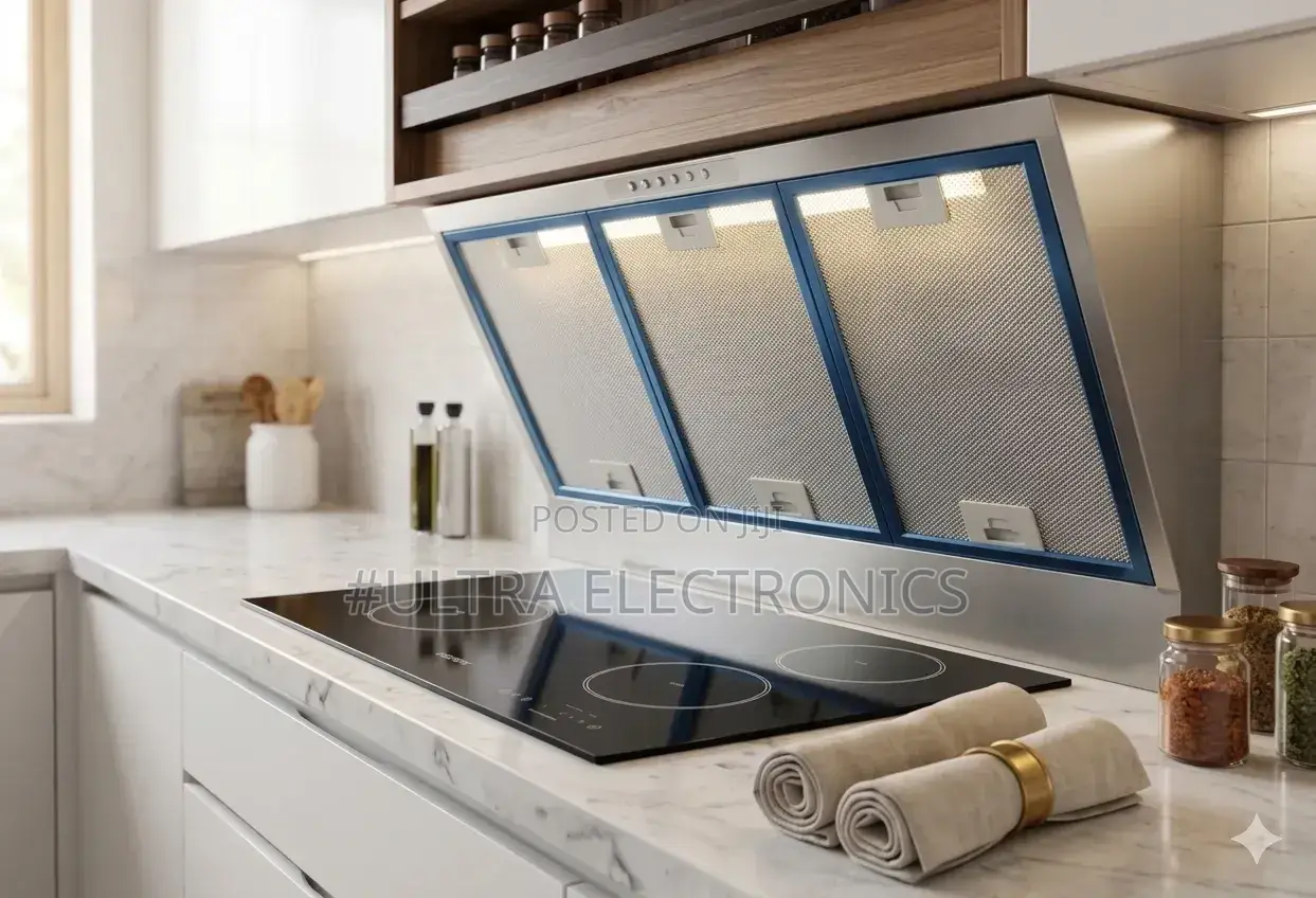 Range Hood Stainless Steel Features an Angled Design