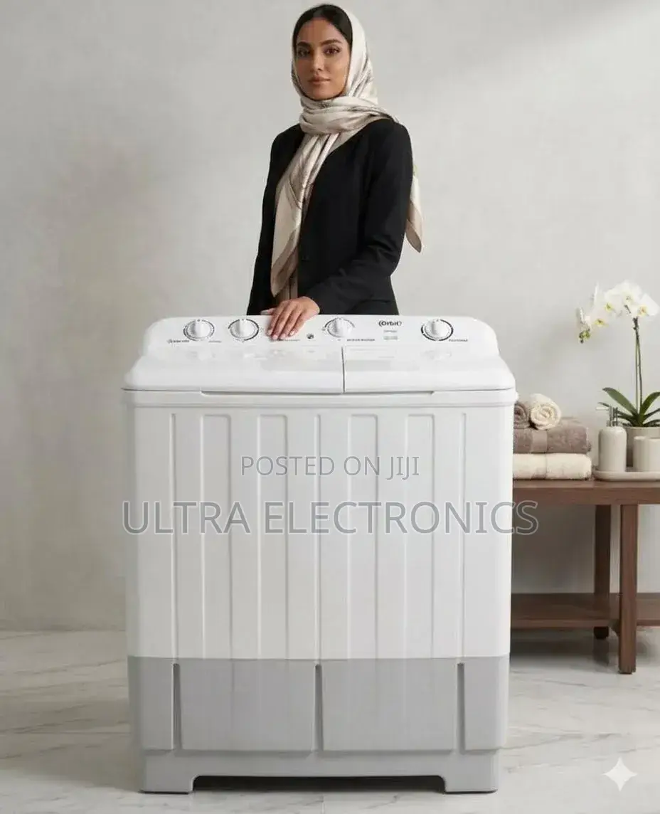 Orbit Twin Tub Washing Machine Features a Large 12kg Capacity And
