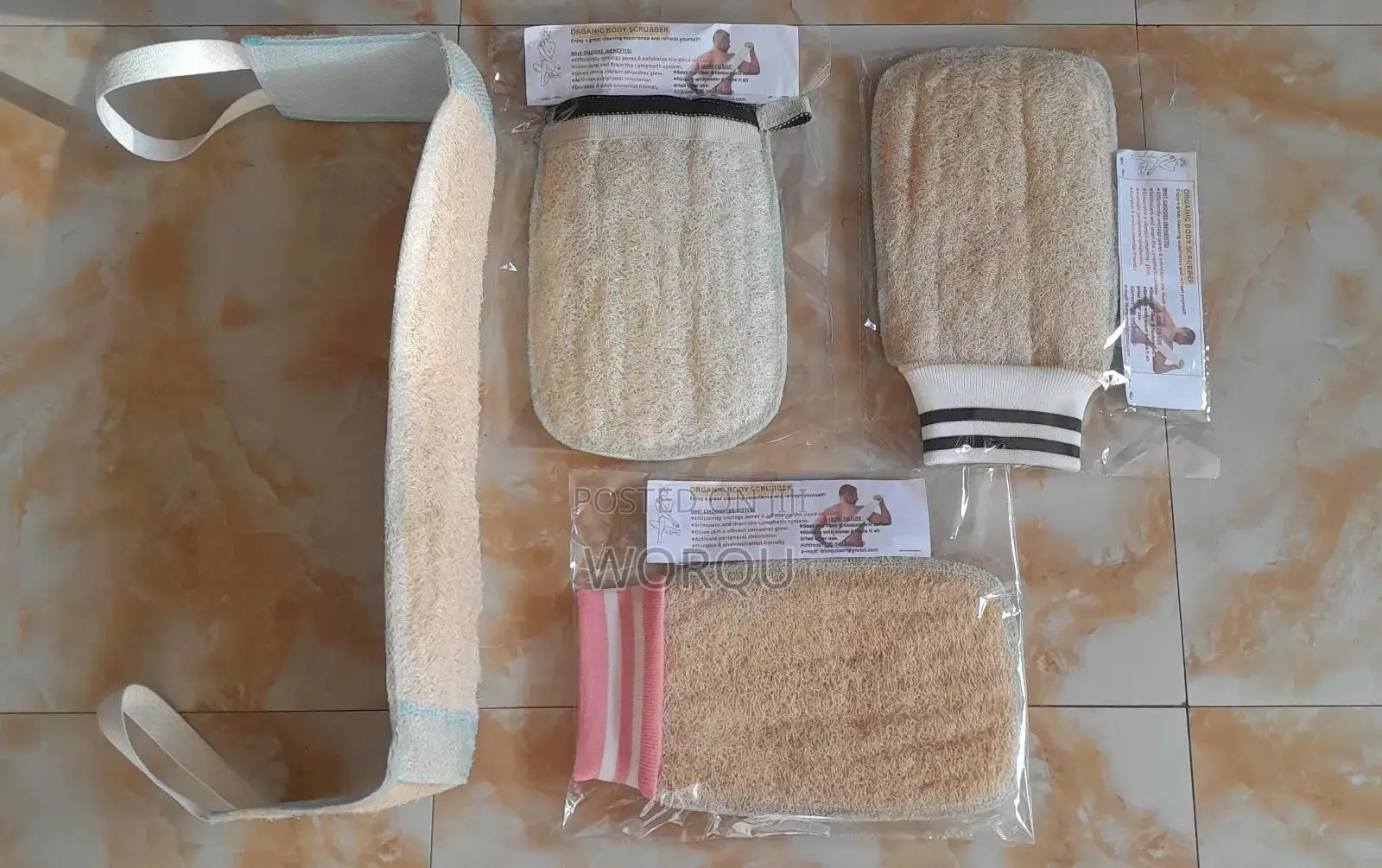 ተፈጥሯዊ የገላ መታሻ, Organic Body Scrubber