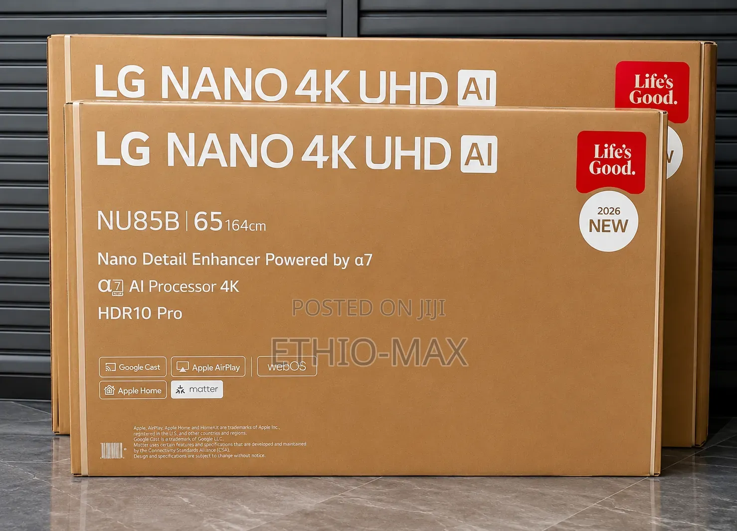 Lg Nano 65 inches Uhd Ai Smart Tv – New 2026 Model
